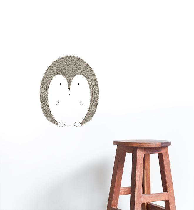 Fluffy Echidna Wall Sticker