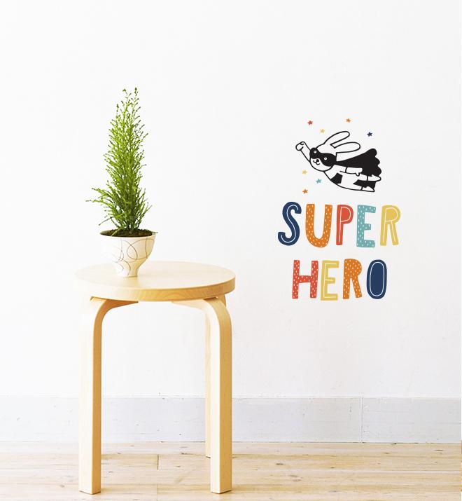Super Hero Wall Sticker