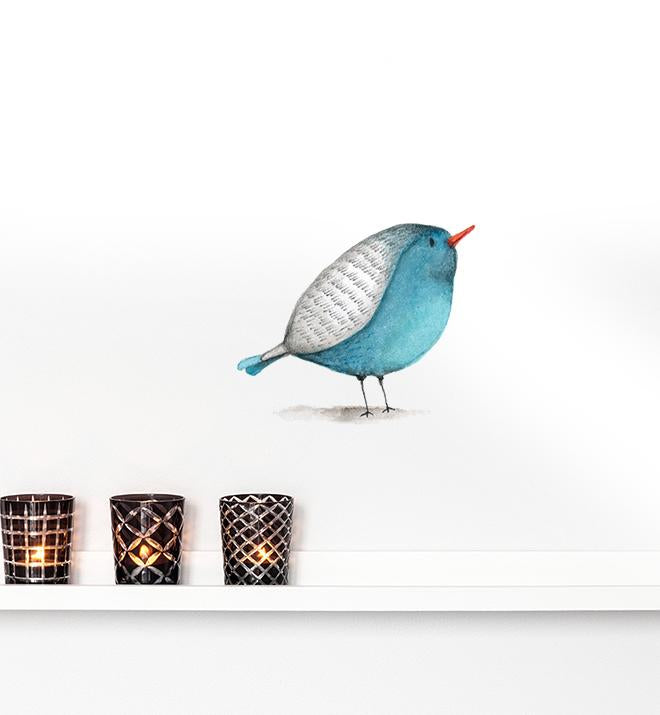 Blue Bird Wall Sticker