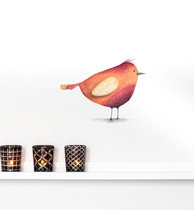 Red Bird Wall Sticker