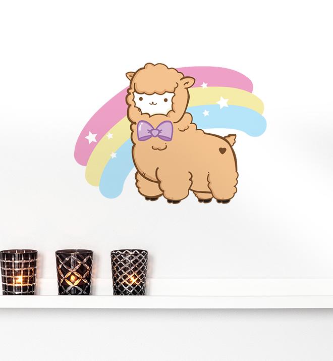 Bramble The Alpaca Wall Sticker