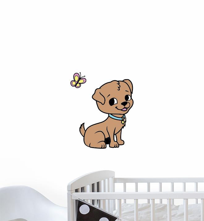 Cartoon Puppy Wall Sticker