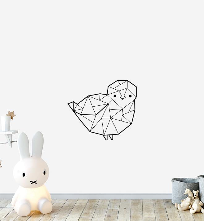 Geometric Bird Wall Sticker