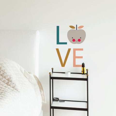 Love Apple Wall Sticker