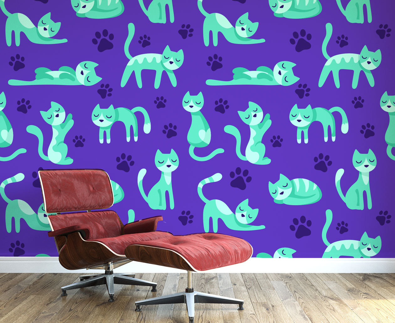 Kitty Cats Wall Mural