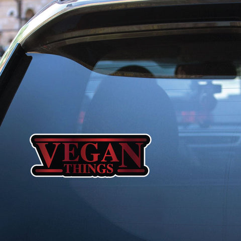 Vegan Things Sticker Decal