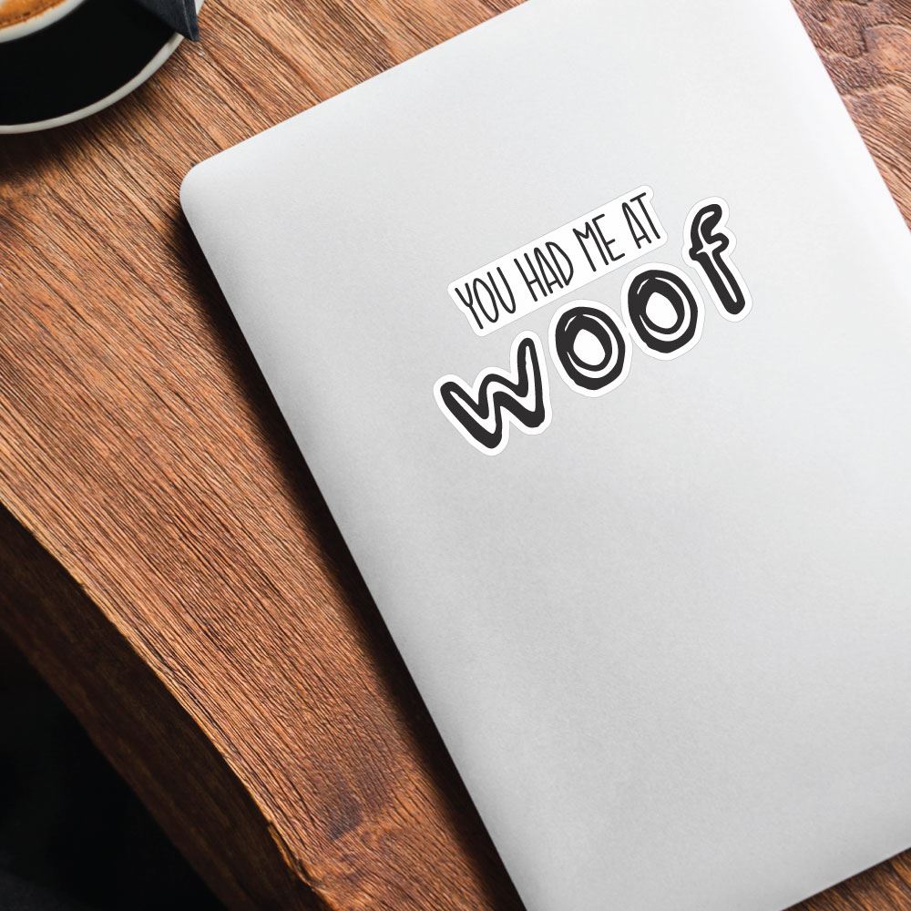 Woof Sticker Decal