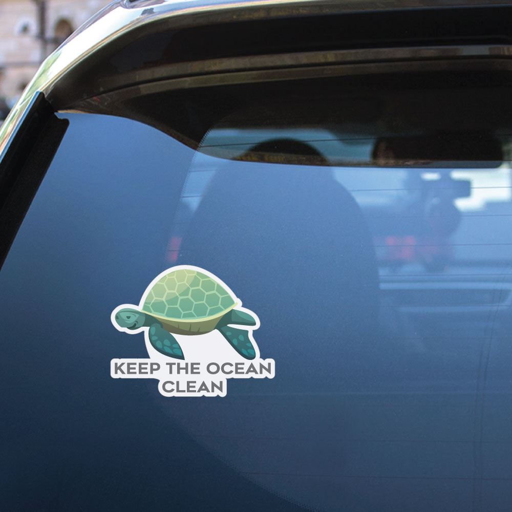 Keep The Ocean Clean Sticker Decal