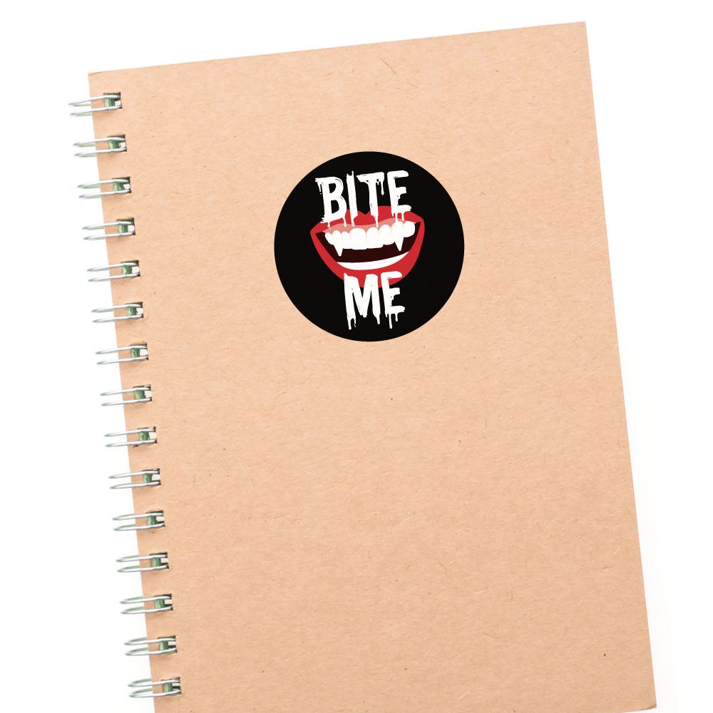 Bite Me Sticker Decal