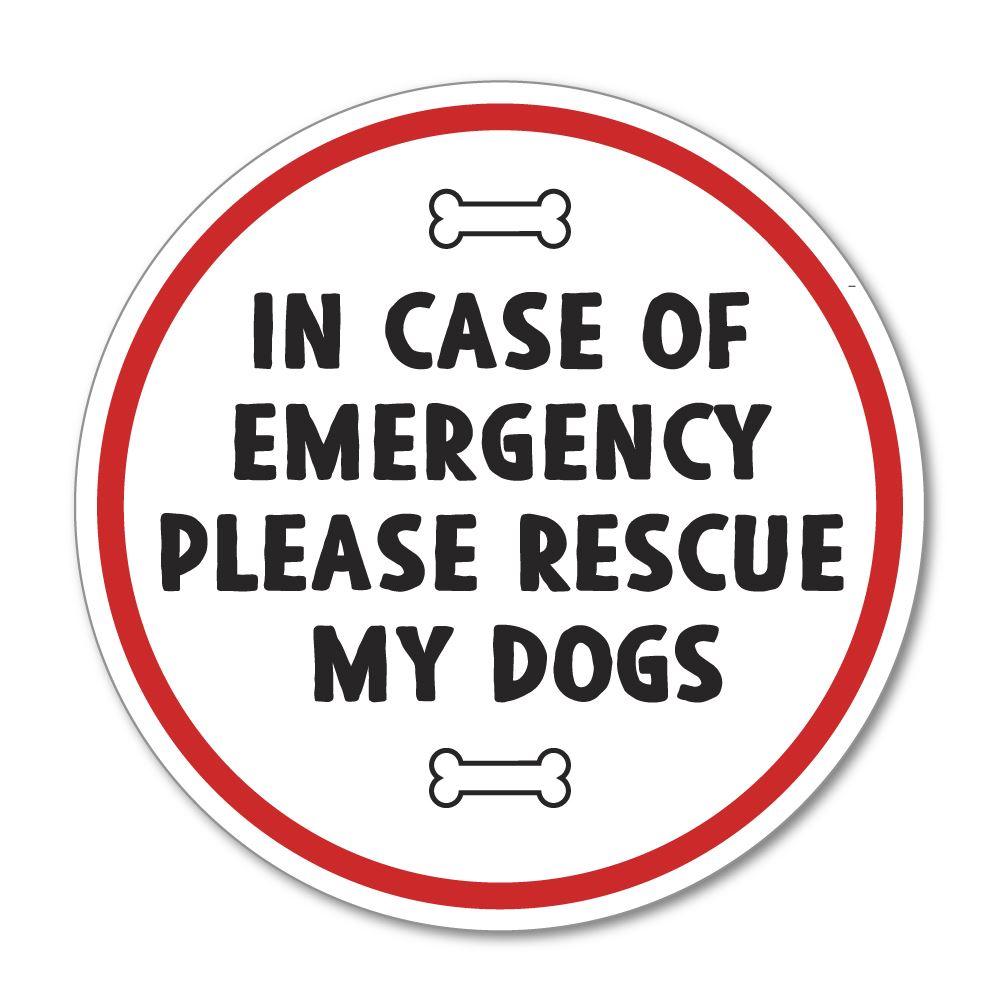 Rescue My Dogs Sticker Decal