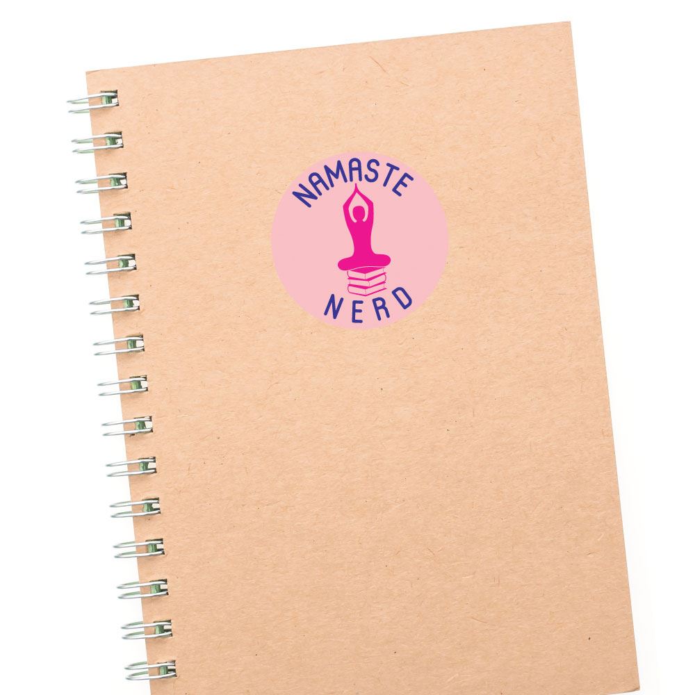 Namaste Nerd Sticker Decal