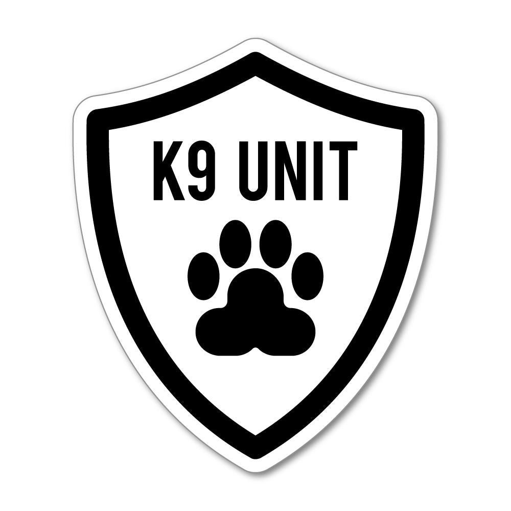 K9 Unit  Sticker Decal
