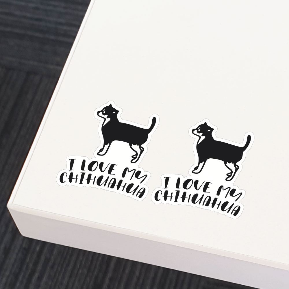 2X Chihuahua Sticker Decal