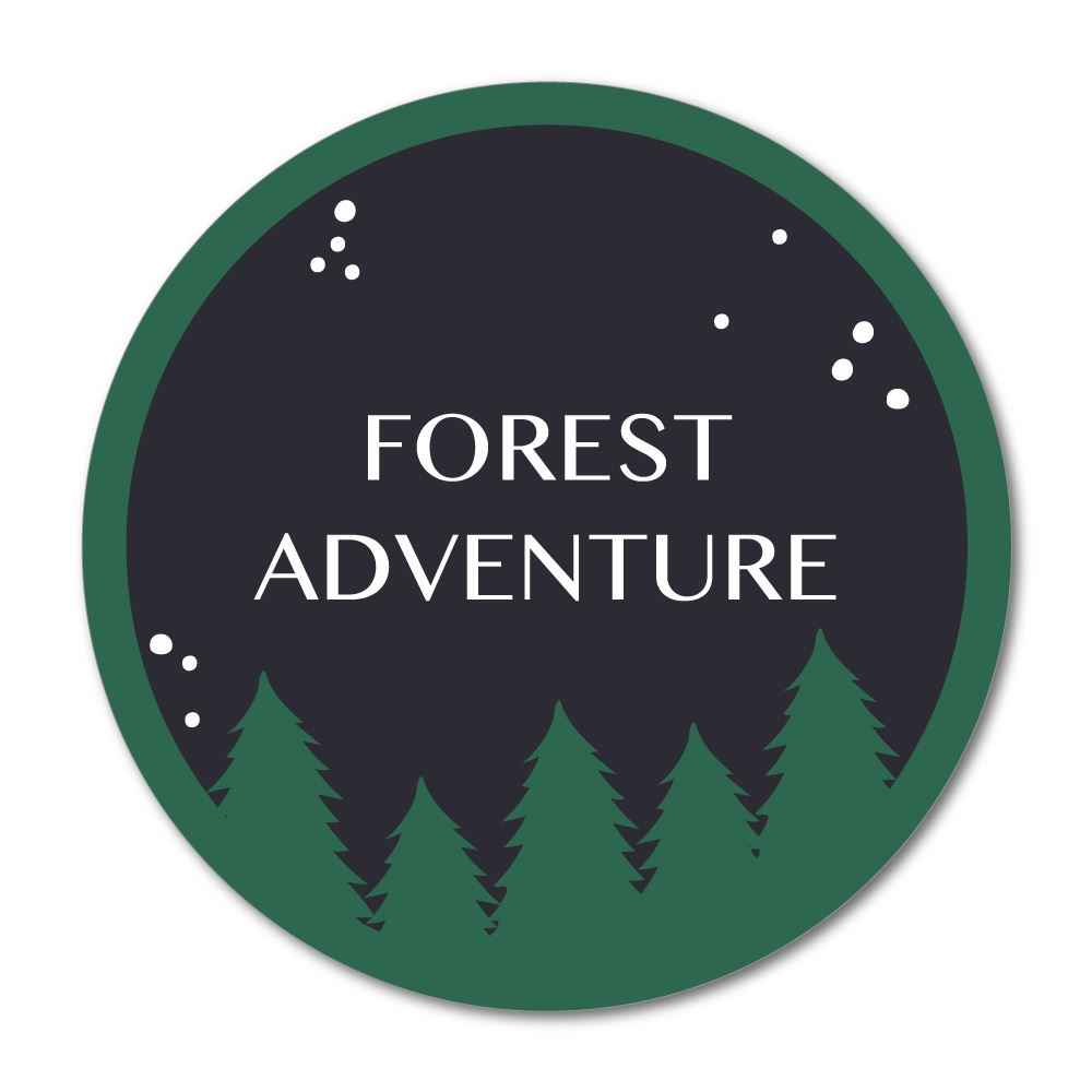 Forest Adventure Sticker Decal