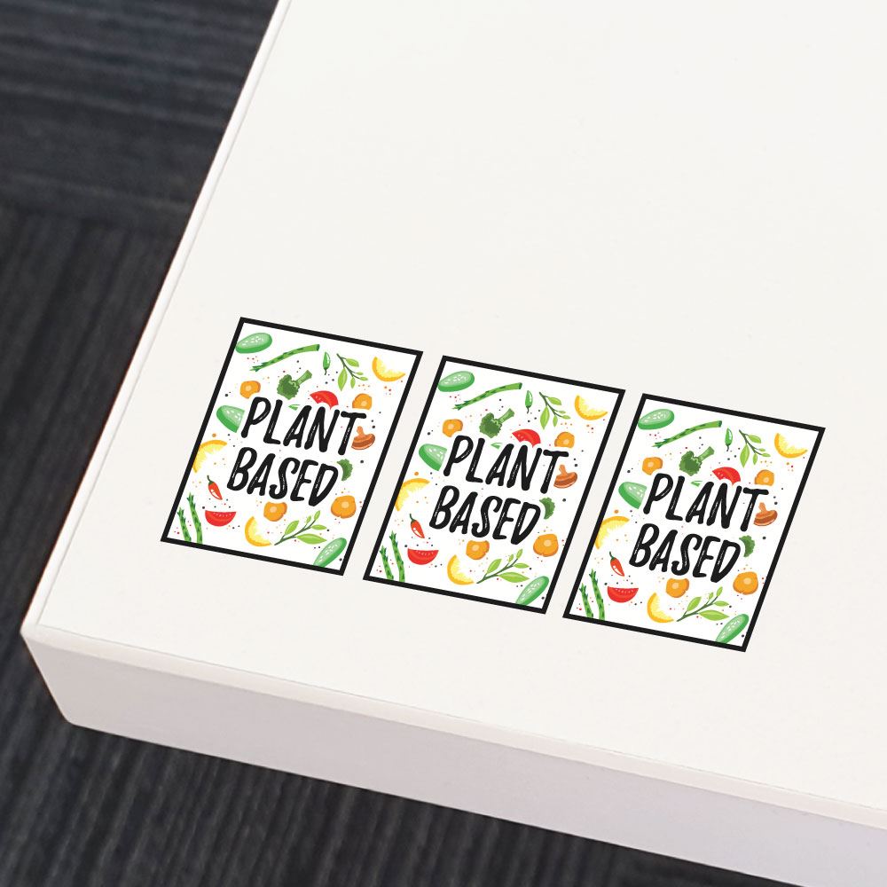 3X Plant Based Sticker Decal