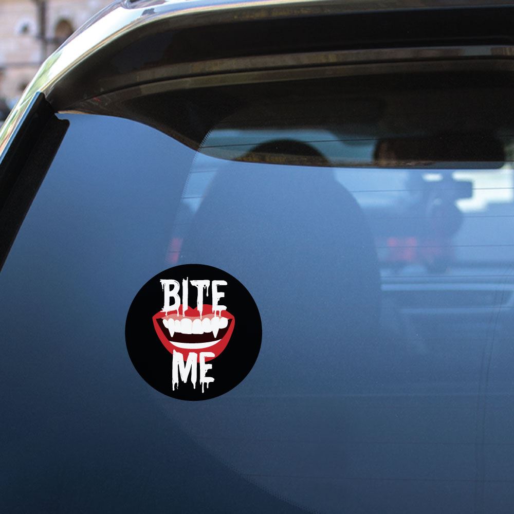 Bite Me Sticker Decal