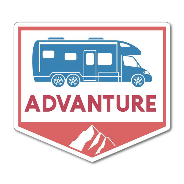 Advanture Sticker Decal | Camping Stickers - Little Sticker Boy