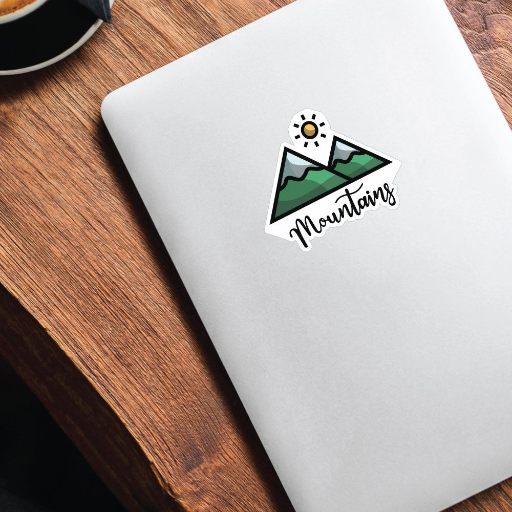 Mountains Sticker Decal