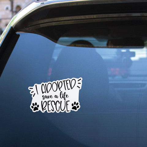 I Adopted Sticker Decal
