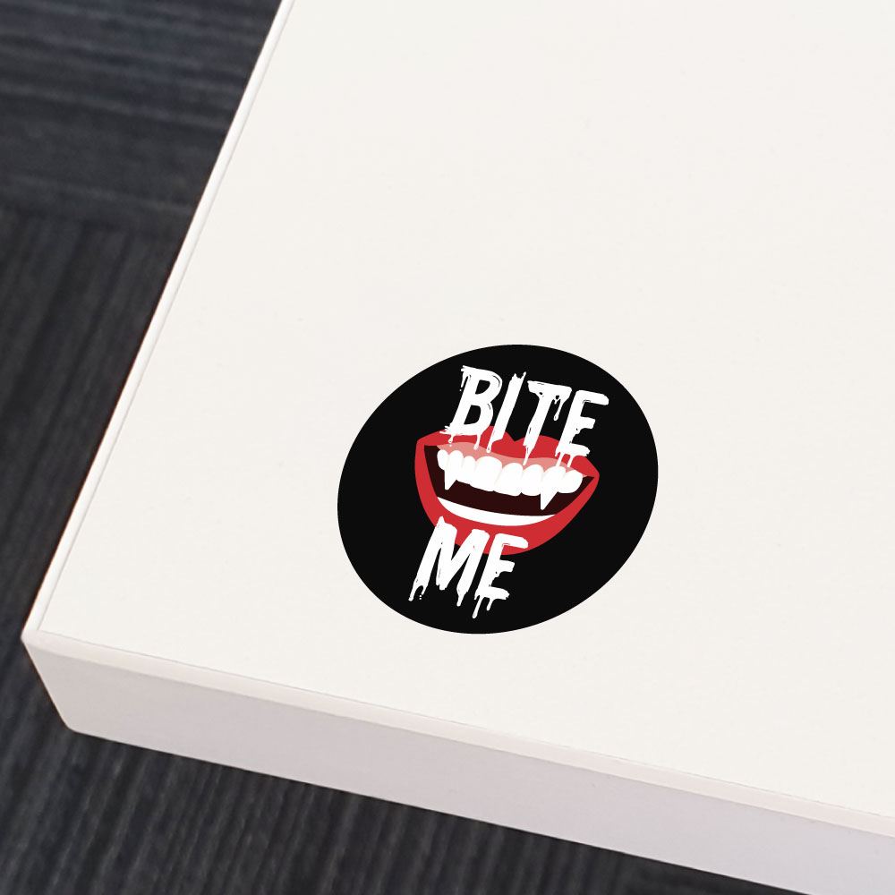 Bite Me Sticker Decal