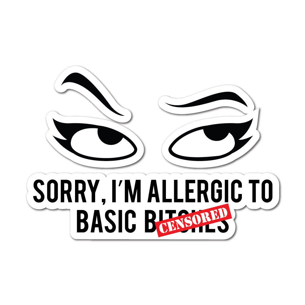 Allergic Sticker Decal