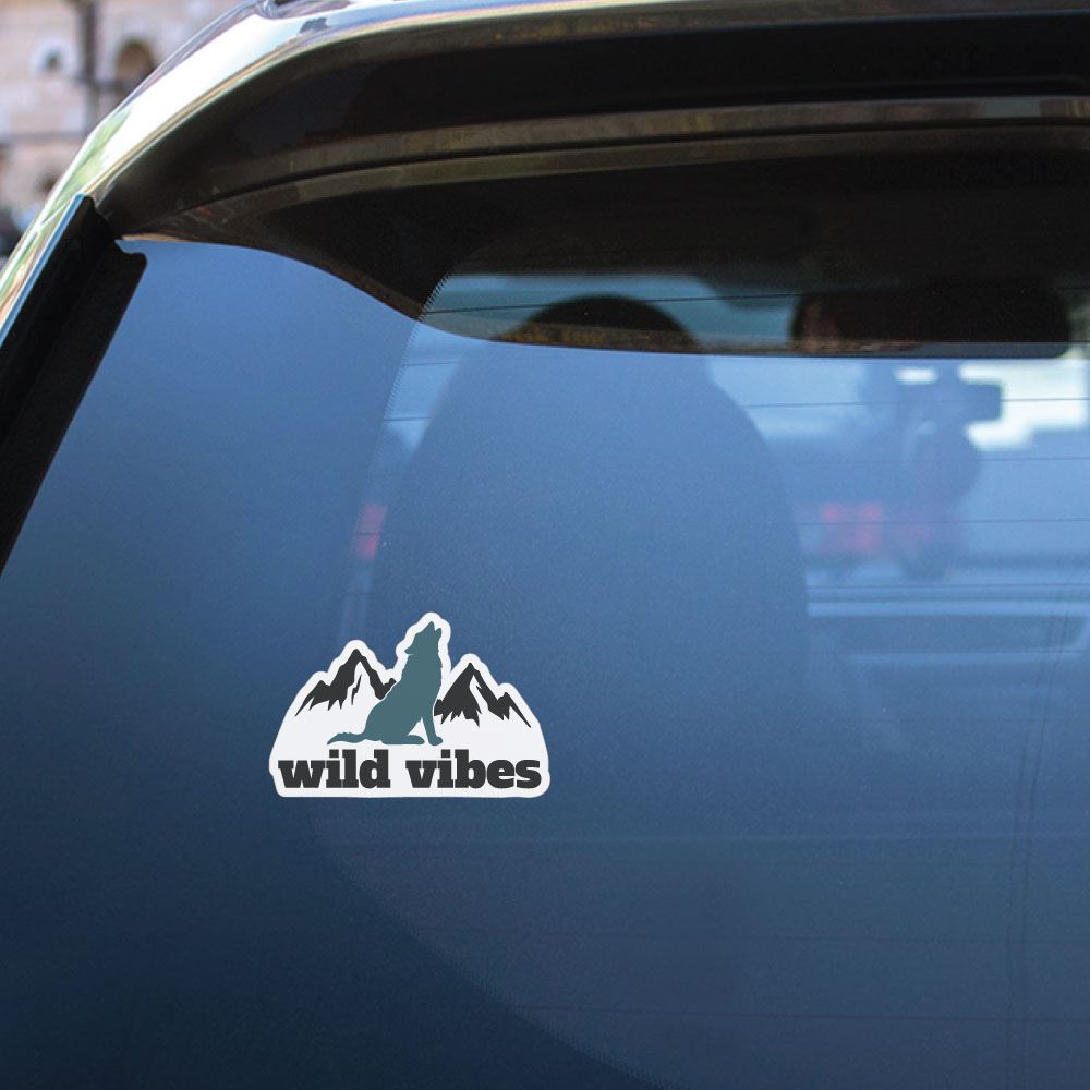 Wild Vibes Sticker Decal
