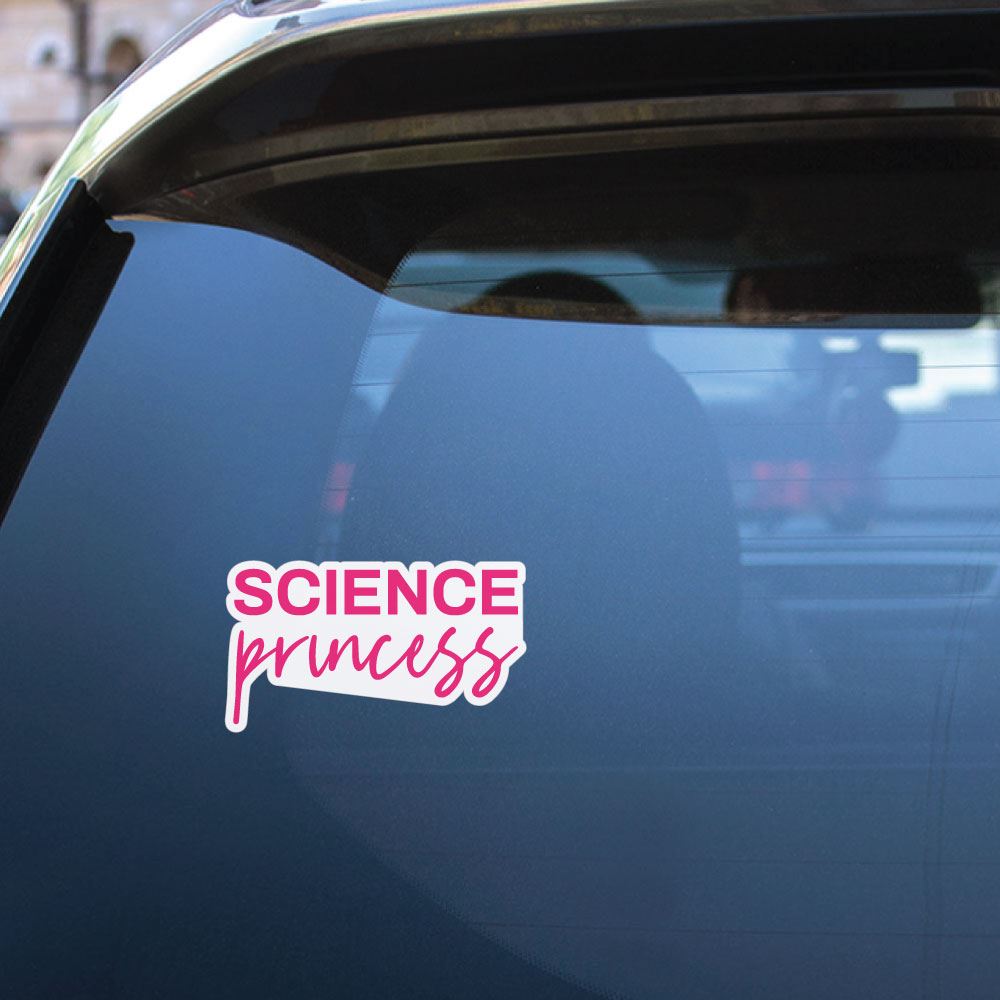 Science Princess Sticker Decal