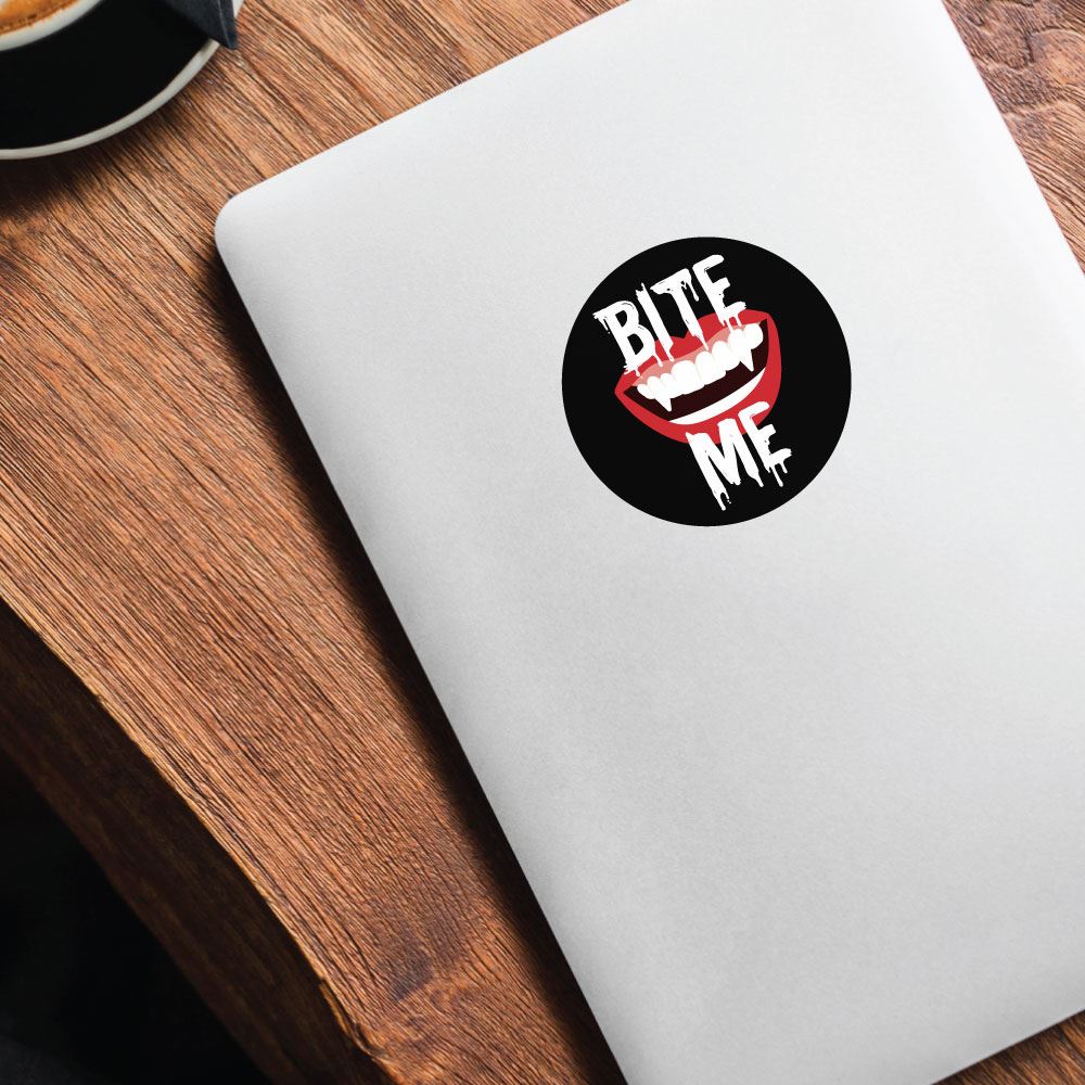 Bite Me Sticker Decal