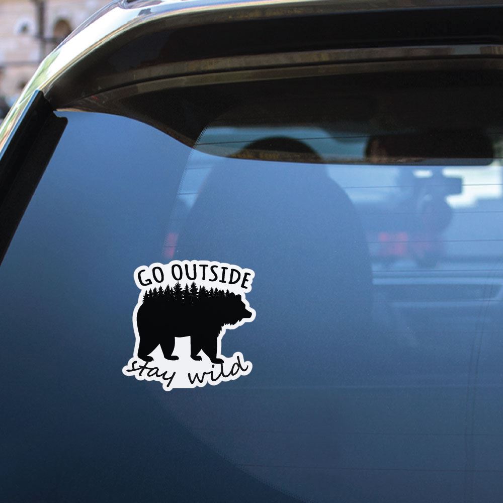 Go Outside Stay Wild Sticker Decal