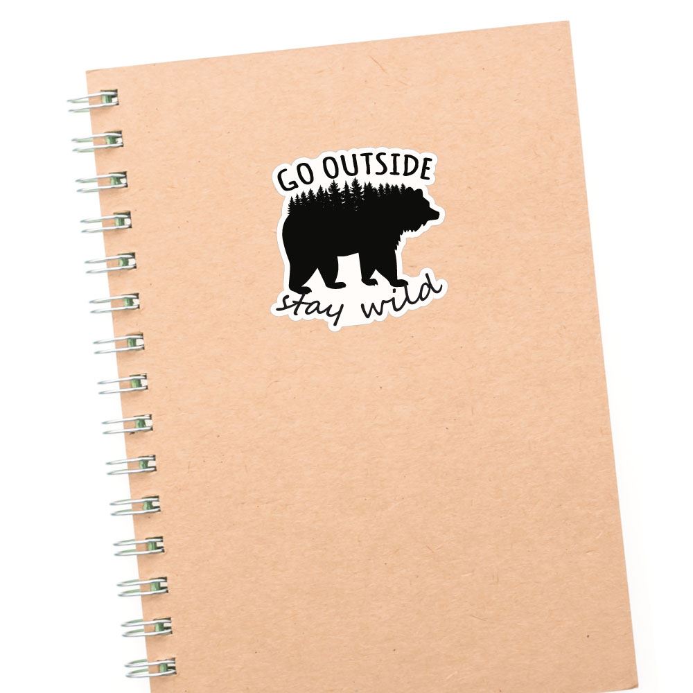 Go Outside Stay Wild Sticker Decal