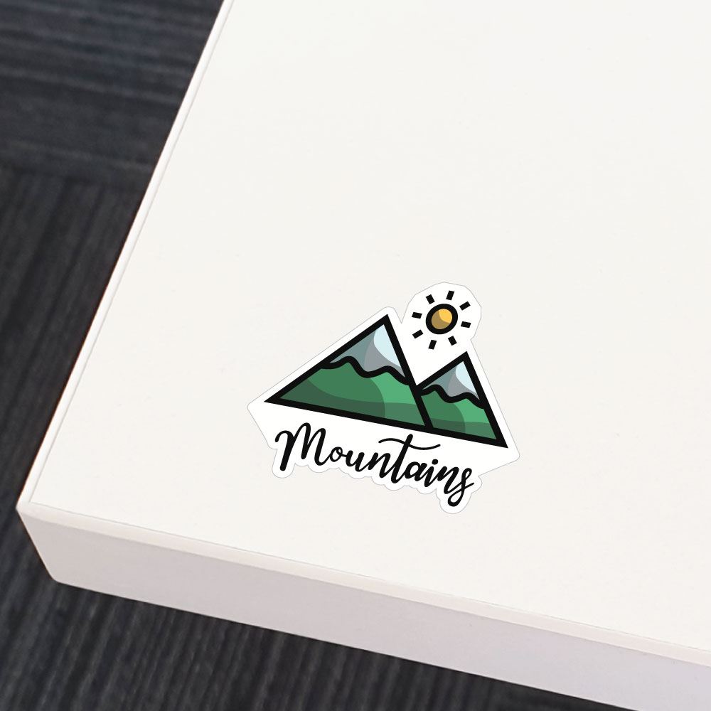 Mountains Sticker Decal