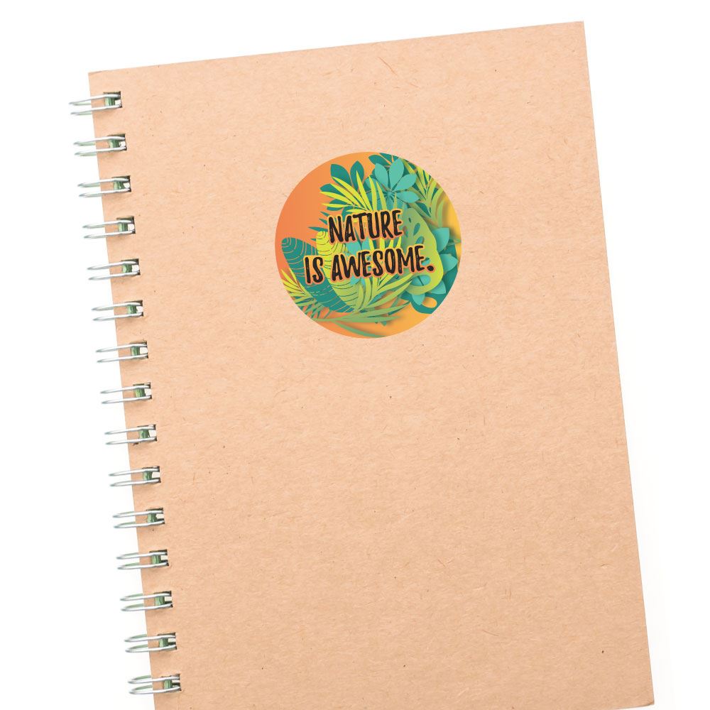 Nature Is Awesome Sticker Decal