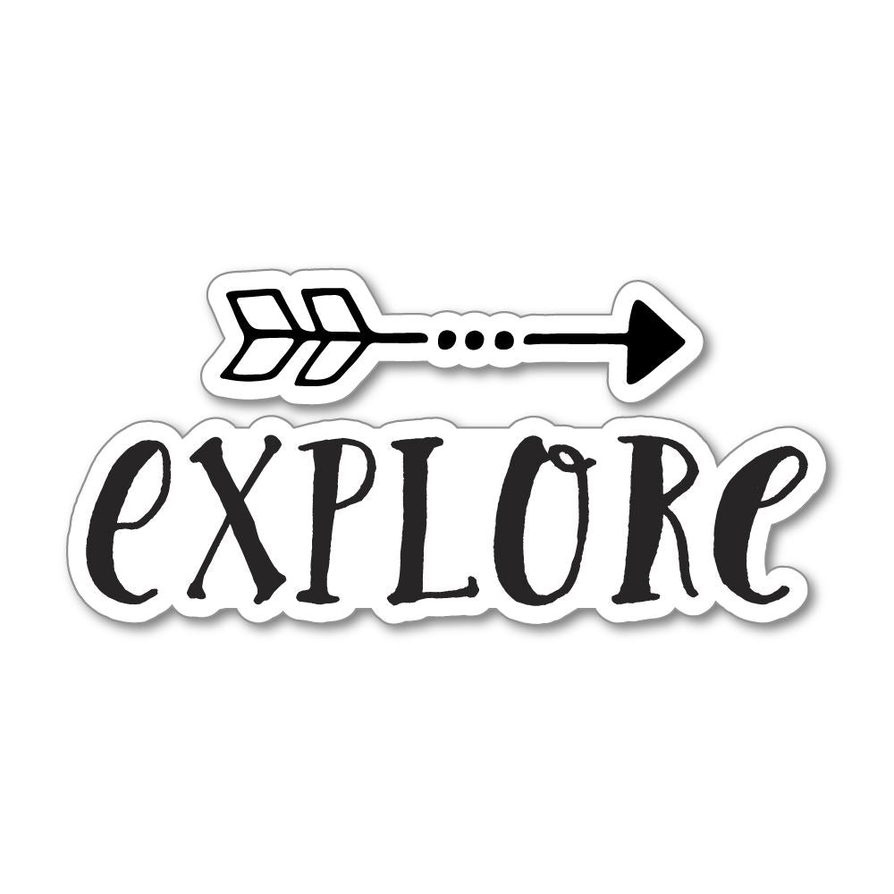 Explore Sticker Decal | Travel Stickers - Little Sticker Boy