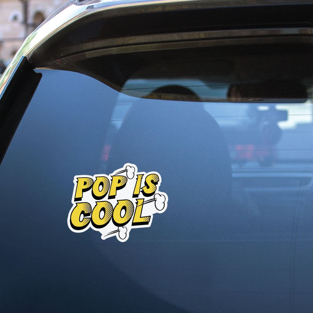 Pop Is Cool Sticker Decal
