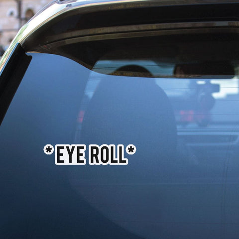 Eye Roll Sticker Decal