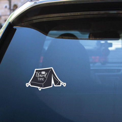 Its Time To Travel Sticker Decal