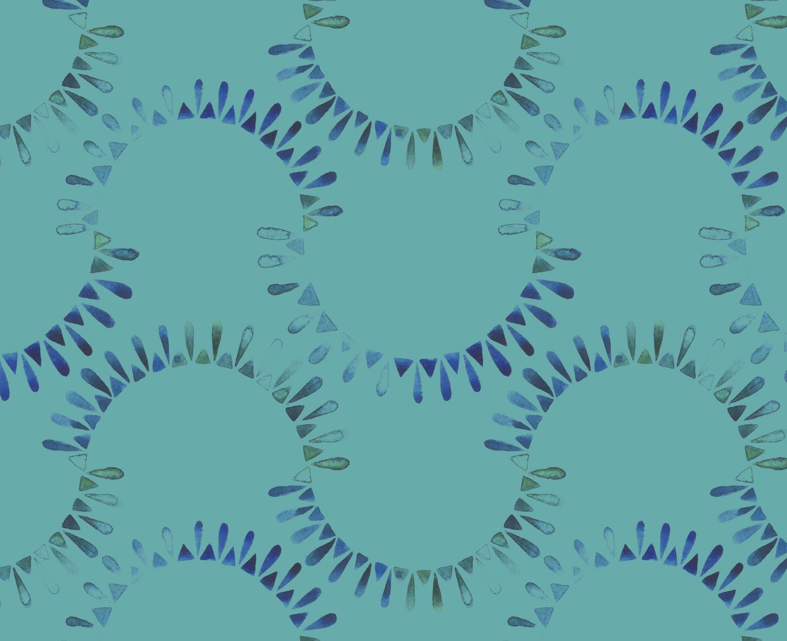Peacock Pattern Wallpaper