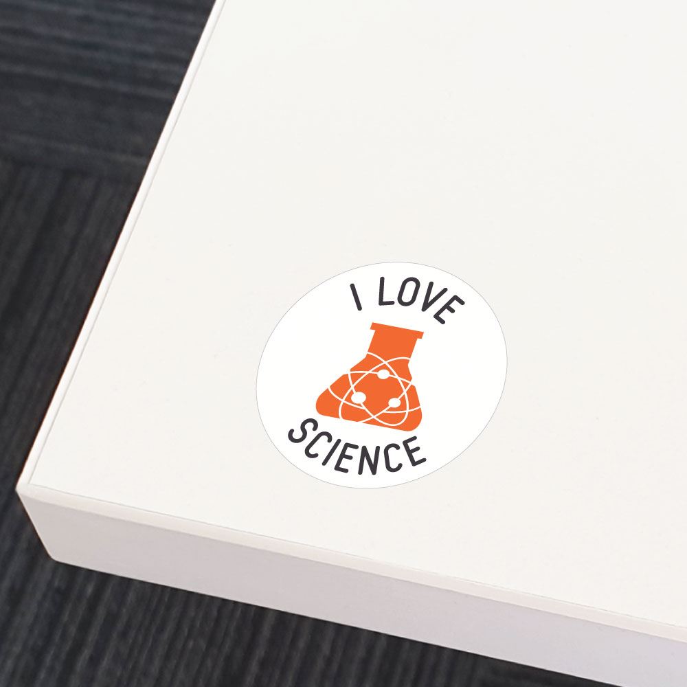 I Love Science Sticker Decal