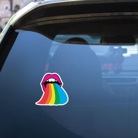 Peace Kiss Sticker Decal