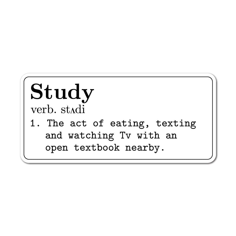 Studiu Sticker Study Sticker Decal | Geek Stickers - Little Sticker Boy