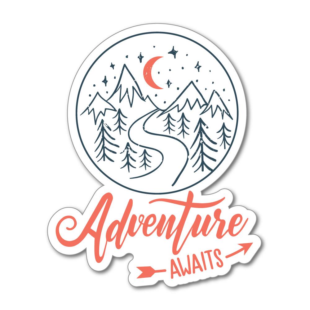 Adventure Is Waiting Sticker Decal
