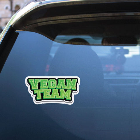 Vegan Team Sticker Decal