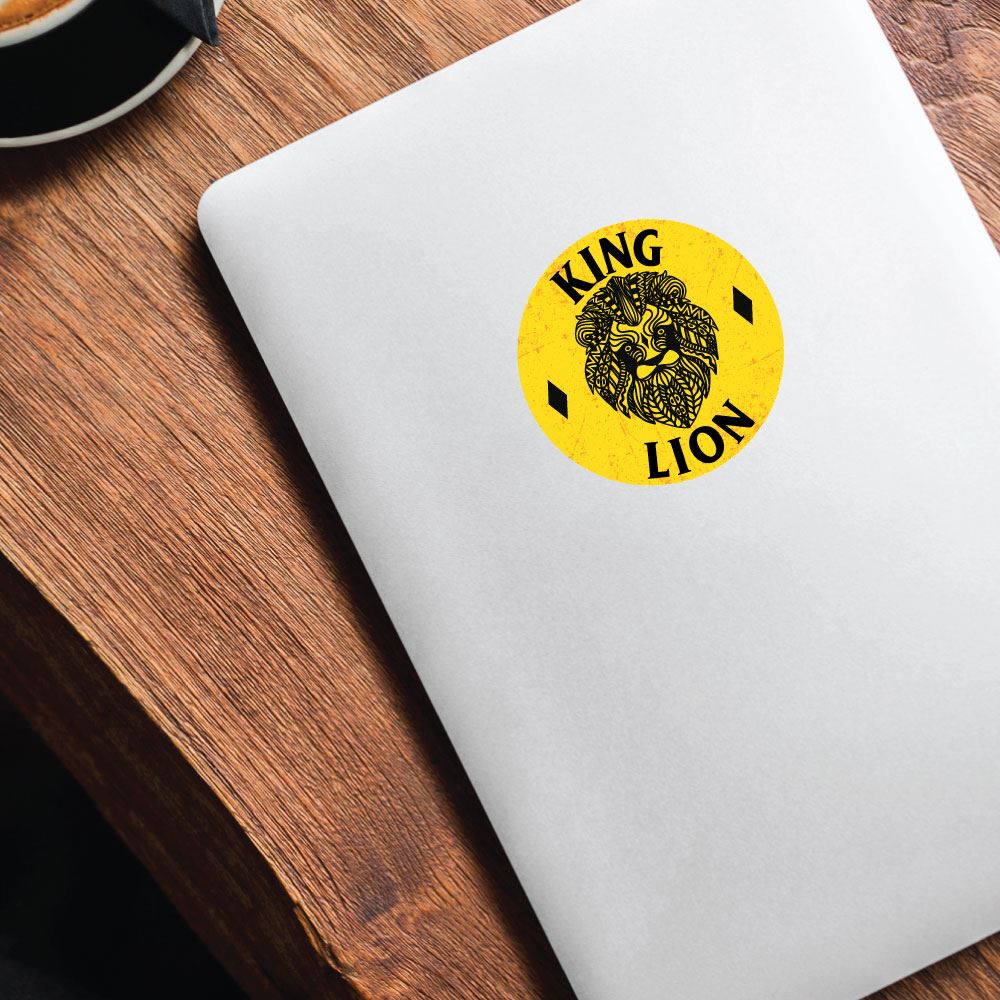 Safari Animal Lion Sticker Decal