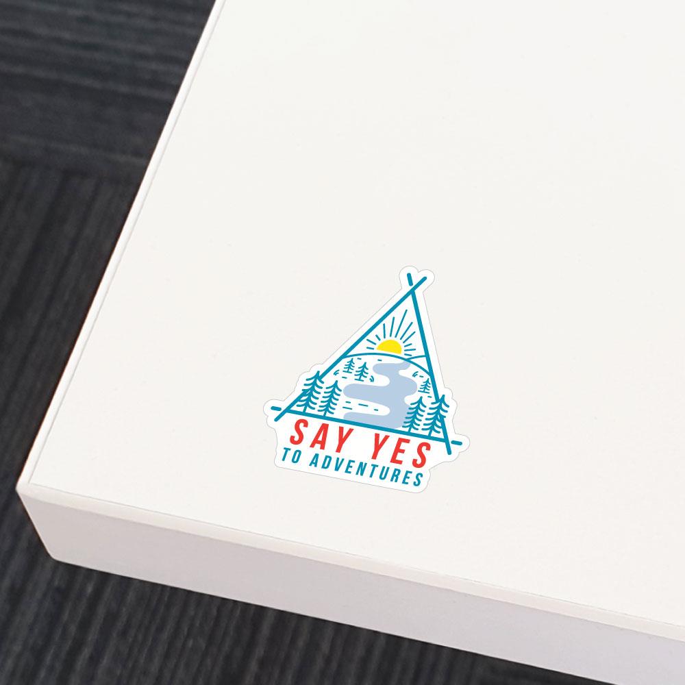 2X Say Yes Adventures Sticker Decal