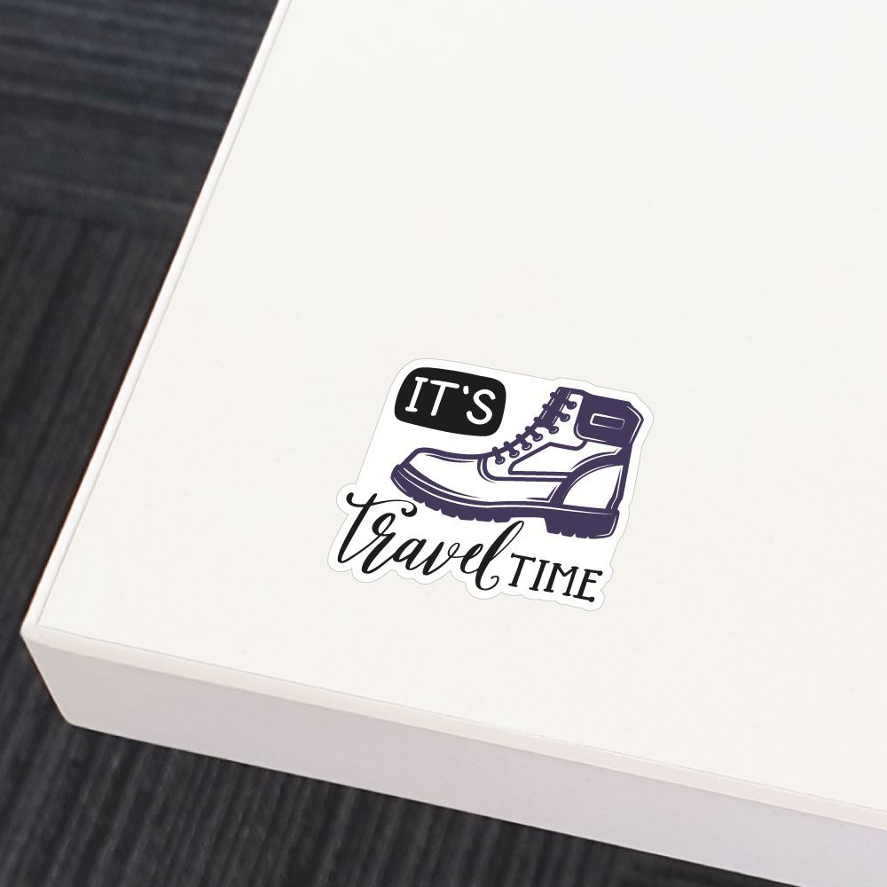 Its Travel Time Sticker Decal