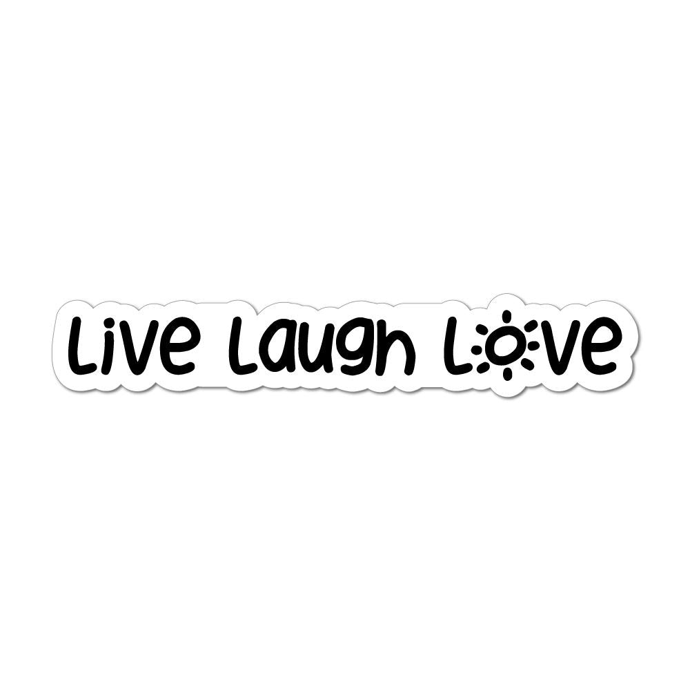 Live Laugh Love Car Sticker Decal