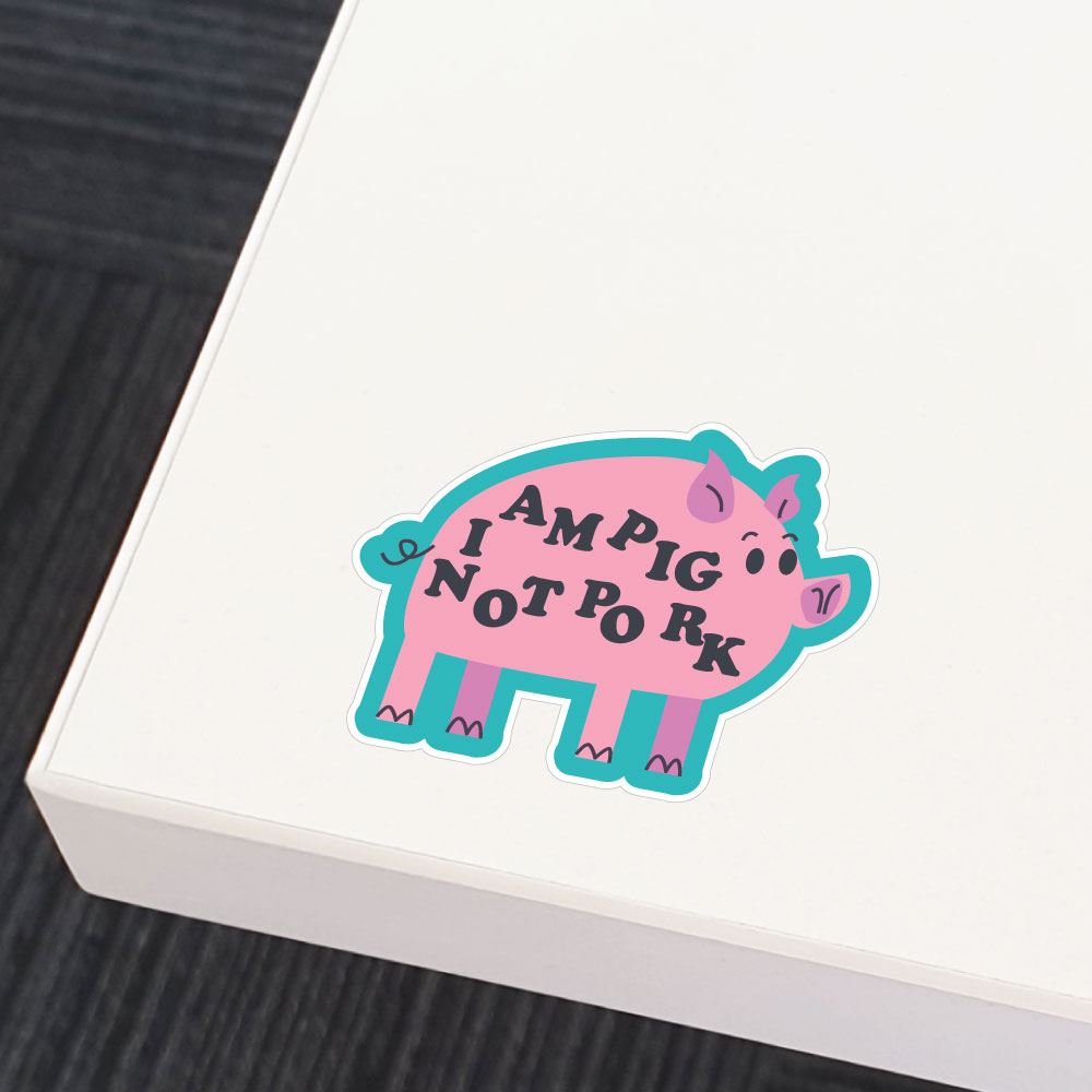I Am Pig Not Pork Sticker Decal