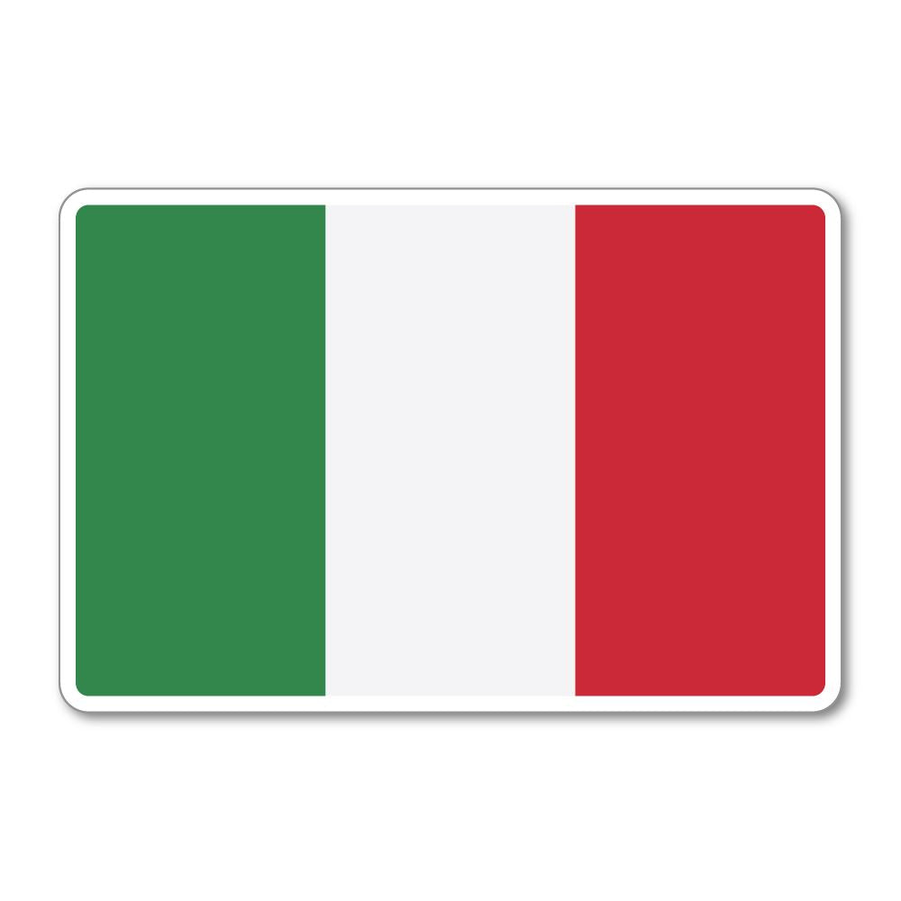 Italian Flag Sticker Decal