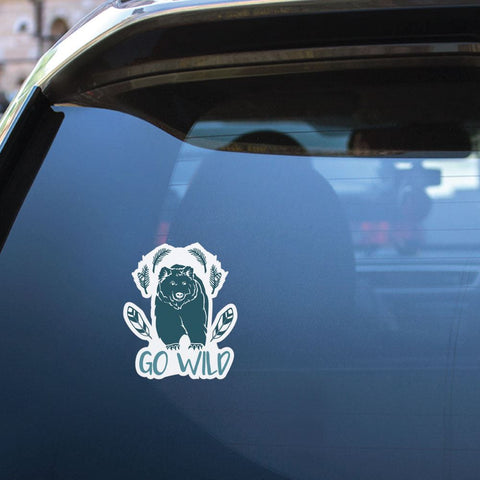 Go Wild Sticker Decal