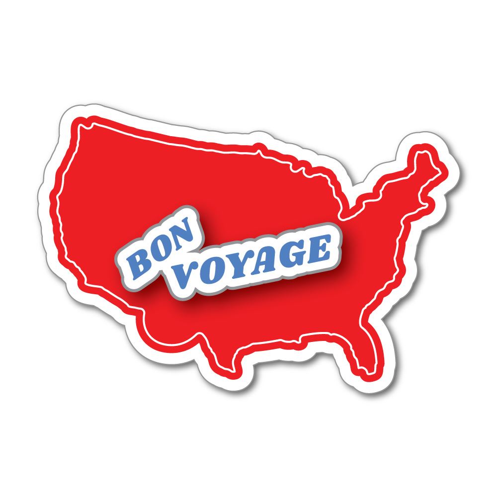 Bon Voyage Sticker Decal